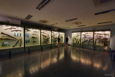 There is also a gallery of the captured small arms used by the American forces and her allies. — in Ho Chi Minh City, Vietnam.